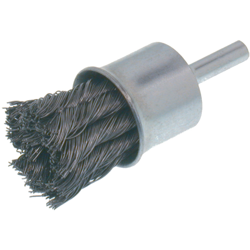 Brosses &eacute;conomiques &agrave; fils nou&eacute;s, 1" dia., dia. Des fils 0.014, Tige 1/4" OSI Industrial Sales