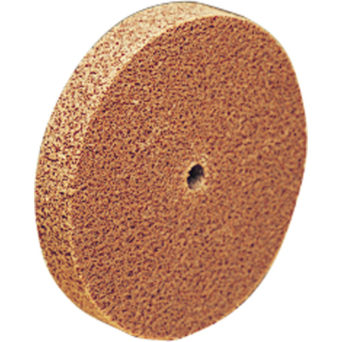 Scotch-Brite Cut & Polish Unitized Wheel, 6" x 1/8", 1/2" Arbor, Coarse Grit, Aluminum Oxide OSI Industrial Sales