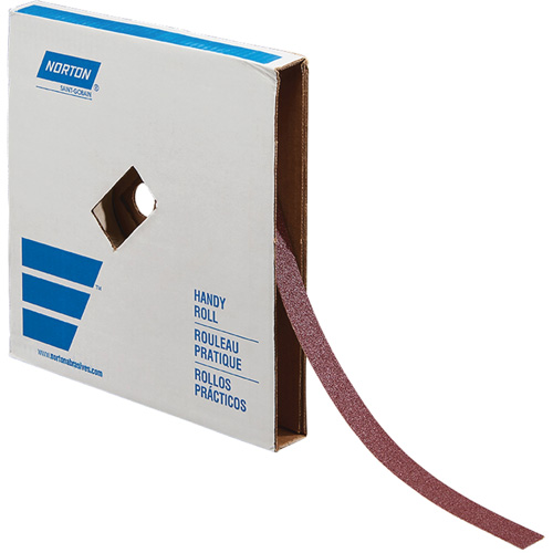 Metal Sanding Roll, Aluminum Oxide, 1" W x 150' L, 60 Grit OSI Industrial Sales