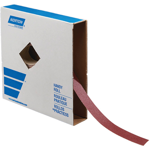 Metal Sanding Roll, Aluminum Oxide, 1-1/2" W x 150' L, 120 Grit OSI Industrial Sales