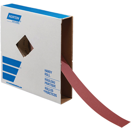 Rouleau de toile abrasive pour m&eacute;tal, Oxyde d'aluminium, 2" la x 150' lo, Grain 60 OSI Industrial Sales