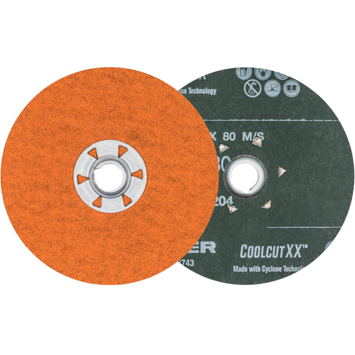 Disque de sablage Coolcut XX, 4-1/2" dia., Grain 80, C&eacute;ramique OSI Industrial Sales