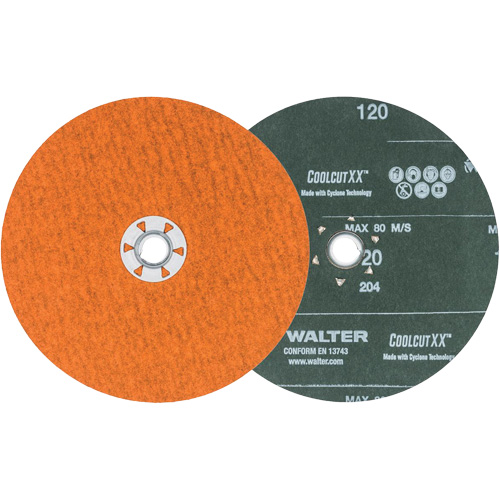 Coolcut XX Sanding Disc, 7" Dia., 120 Grit, Ceramic OSI Industrial Sales