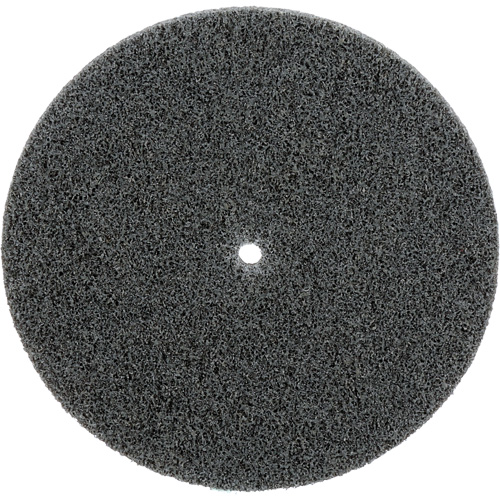 Meule unitaris&eacute;e EXL Scotch-Brite, 5" x 1/4", Arbre de 1/4", Grain de Fin, Carbure de silicium OSI Industrial Sales