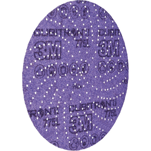 Disque abrasif 775L Cubitron II Hookit, dia 5", Grain 80+, C&eacute;ramique, Poids F OSI Industrial Sales