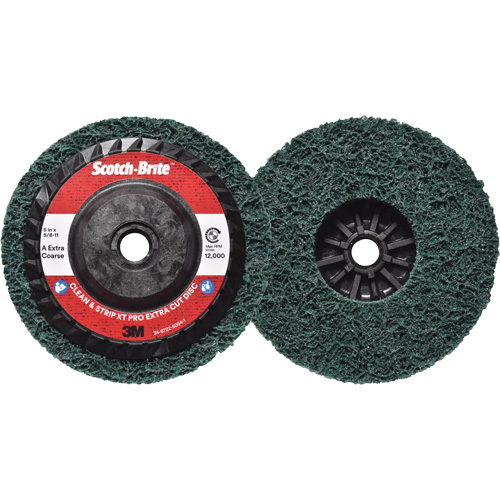Scotch-Brite Clean & Strip XT Pro Extra Cut Disc, 5" Dia., Extra Coarse Grit, Aluminum Oxide OSI Industrial Sales