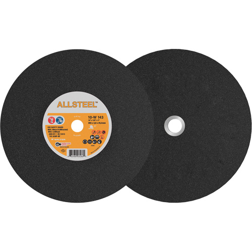 AllSteel Chopsaw Wheel, 14" x 1/8", 1" Arbor, Type 1, Aluminum Oxide, 4400 RPM OSI Industrial Sales