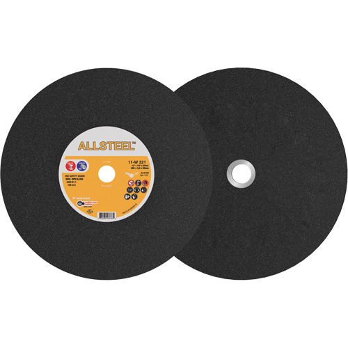 AllSteel Chopsaw Wheel, 12" x 1/8", 25/32" Arbor, Type 1, Aluminum Oxide, 6300 RPM OSI Industrial Sales