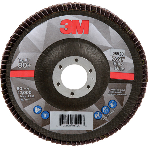 769F Flap Disc, 5" x 7/8", Type 29, 80+ Grit, Ceramic OSI Industrial Sales