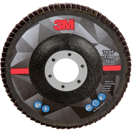 Disque &agrave; lamelles &agrave; changement rapide 769F, 5" x 7/8", Type 27, Grain 40+, C&eacute;ramique OSI Industrial Sales