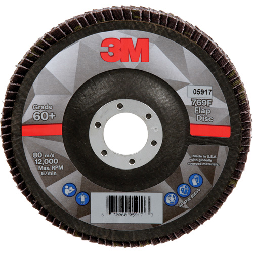 769F Quick Change Flap Disc, 5" x 7/8", Type 29, 60+ Grit, Ceramic OSI Industrial Sales