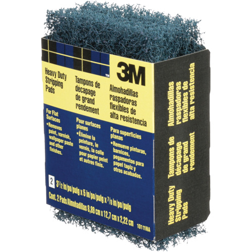 Heavy-Duty Stripping Pads, Aluminum Oxide, 3-1/2" x 5", Coarse Grit OSI Industrial Sales