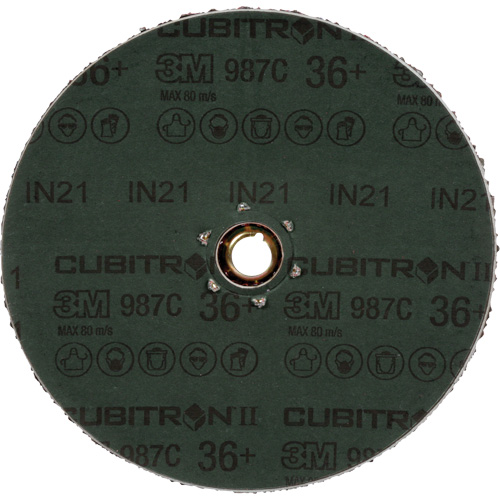 Disque en fibre 987C Cubitron II, C&eacute;ramique, 36+, 4-1/2" Dia OSI Industrial Sales