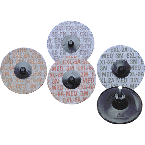 Buff & Blend&reg; Products - Scotch-Brite Exl Roloc Unitized Wheels, 2" x 2S Grit OSI Industrial Sales