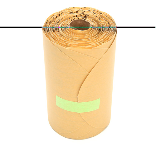 Stikit Gold Paper 216U Disc Roll, Aluminum Oxide, 6" W x 87' L, P400 Grit OSI Industrial Sales