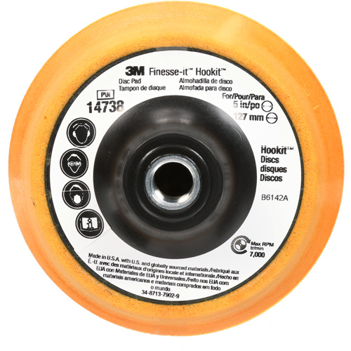 Tampon pour disque Finesse-it Hookit, 5" dia. OSI Industrial Sales