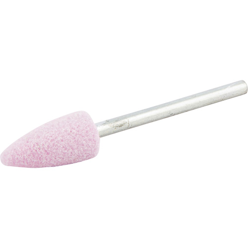 Meule mont&eacute;e vitrifi&eacute;e, B52, Oxyde d'aluminium, 3/8" dia., 3/4" lo, 80 Grain OSI Industrial Sales