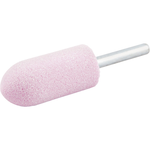 Meule mont&eacute;e vitrifi&eacute;e, A11, Oxyde d'aluminium, 7/8" dia., 2" lo, 80 Grain OSI Industrial Sales