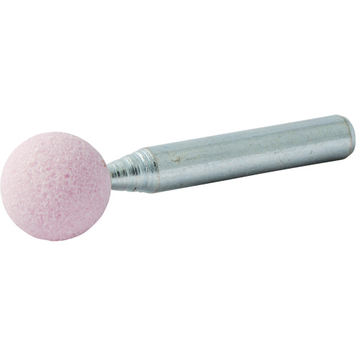 Meule mont&eacute;e vitrifi&eacute;e, B121, Oxyde d'aluminium, 1/2" dia., 1/2" lo, 80 Grain OSI Industrial Sales