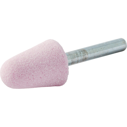 Meule mont&eacute;e vitrifi&eacute;e, A5, Oxyde d'aluminium, 3/4" dia., 1-1/8" lo, 80 Grain OSI Industrial Sales