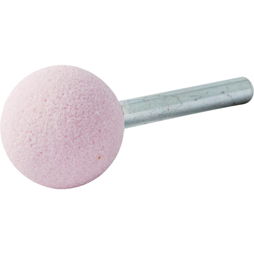 Meule mont&eacute;e vitrifi&eacute;e, A25, Oxyde d'aluminium, 1" dia., 1" lo, 80 Grain OSI Industrial Sales