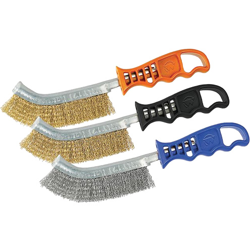 Brosse &agrave; gratter en laiton, Longueur 9-5/8" OSI Industrial Sales