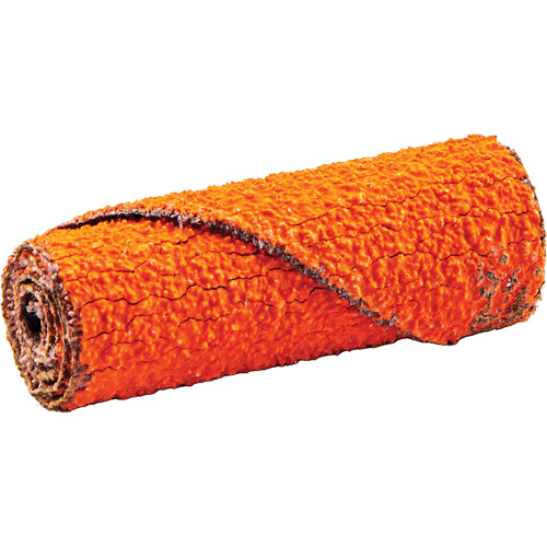 Cartouche de ruban abrasif en rouleau, 60 Grain, 1/2" dia., C&eacute;ramique d'alumine, 1-1/2" lo, 1/8" Dimension de l'arbre OSI Industrial Sales