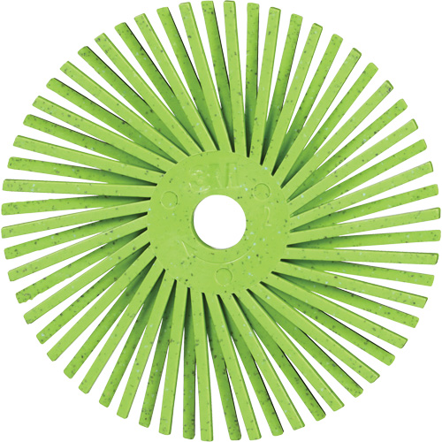 Scotch-Brite Type A Precision Radial Bristle Brush PN-RB, Ceramic, 50+ Grit, 3" Dia. OSI Industrial Sales