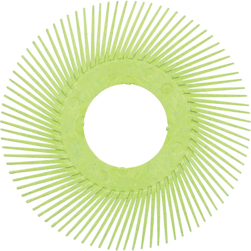 Scotch-Brite Type A Precision Radial Bristle Brush PN-RB without Adapter, Ceramic, 50+ Grit, 6" Dia. OSI Industrial Sales