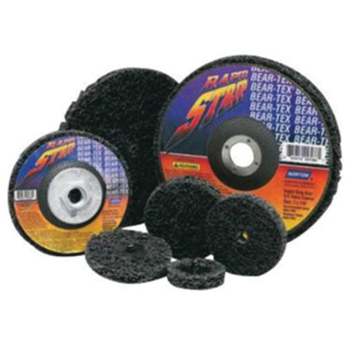 Bear-Tex&reg; Rapid Strip Non-Woven Quick-Change Disc, 2" Dia., Extra Coarse Grit, Silicon Carbide OSI Industrial Sales