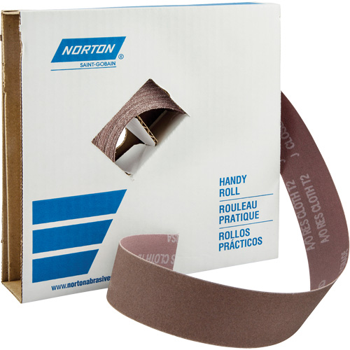 Metalite&reg; K225 Shop Rolls, Aluminum Oxide, 1-1/2" W x 150' L, 40 Grit OSI Industrial Sales