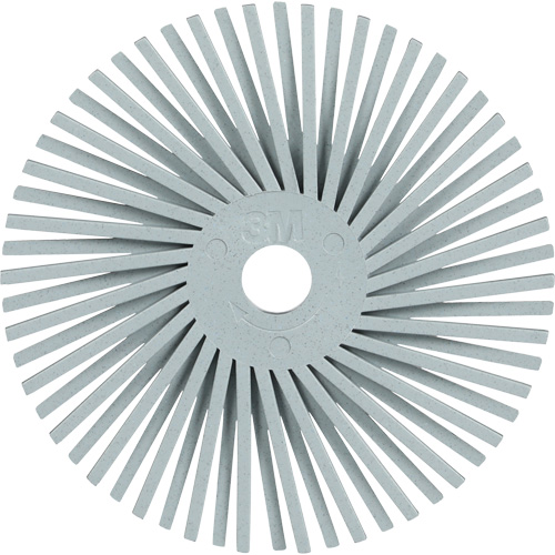 Brosse radiale en soies de pr&eacute;cision type A PN-RB Scotch-Brite , C&eacute;ramique, Grain 120+, 3" dia. OSI Industrial Sales