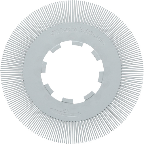 Brosse radiale en soies de pr&eacute;cision type S PN-RB sans adaptateur Scotch-Brite , C&eacute;ramique, Grain 120+, 8" dia. OSI Industrial Sales