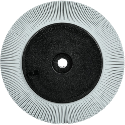 Brosse radiale en soies de pr&eacute;cision type S PN-RB avec bride Scotch-Brite , C&eacute;ramique, Grain 120+, 8" dia. OSI Industrial Sales
