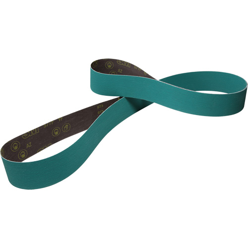 Courroie de ponçage en tissu, 3/4" la x 18" lo, Alumine de zirconium, Grain 40 OSI Industrial Sales