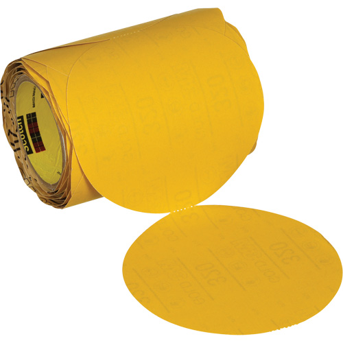 Stikit Gold Abrasive Disc Roll 09317, 6" Dia., 320 Grit, Aluminum Oxide OSI Industrial Sales