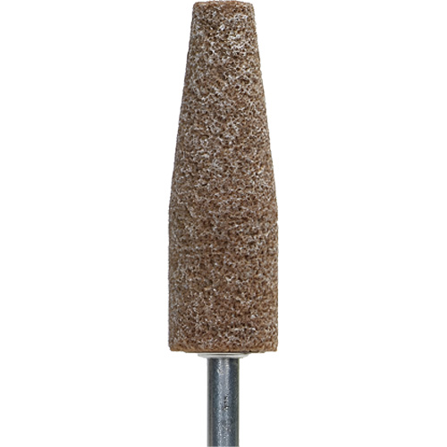 Gemini Vitrified Bond Mounted Point, A38, Aluminum Oxide, 1-1/2" Dia., 1-1/2" L, 60 Grit OSI Industrial Sales