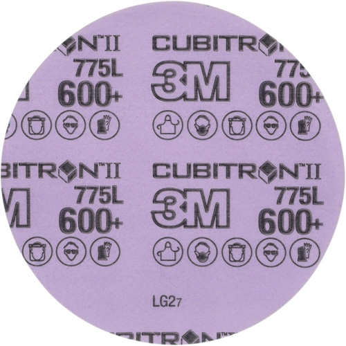Cubitron II Hookit Film Disc, 5" Dia., 600+ Grit, Ceramic, 3 mil OSI Industrial Sales