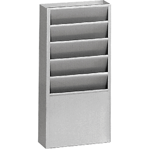 Pr&eacute;sentoirs, Stationnaire, 5 fentes, Acier, 9-3/4" la x 4-1/8" p x 21" h OSI Industrial Sales