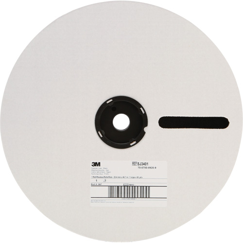 Attache, Boucle, 50 vg x 5/8", Adh&eacute;sif, Noir OSI Industrial Sales