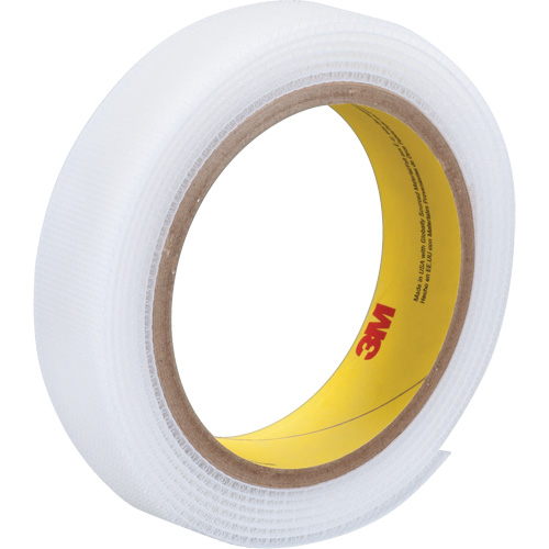 Attache, Boucle, 50 vg x 3/4", Cousu, Blanc OSI Industrial Sales