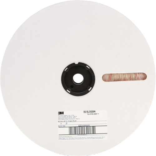 Attache, Boucle, 50 vg x 2", Adh&eacute;sif, Blanc OSI Industrial Sales