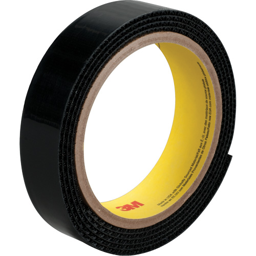 Fixation SJ3527N, Boucle, 50 vg x 1", Adh&eacute;sif, Noir OSI Industrial Sales