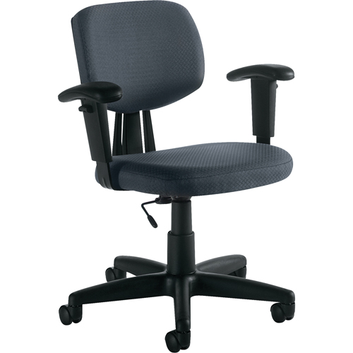 Chaise de travail, Tissu, Charbon OSI Industrial Sales