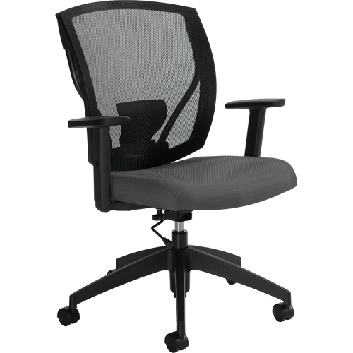Chaises de travail, Vinyle, Charbon, Capacit&eacute; 300 lb OSI Industrial Sales