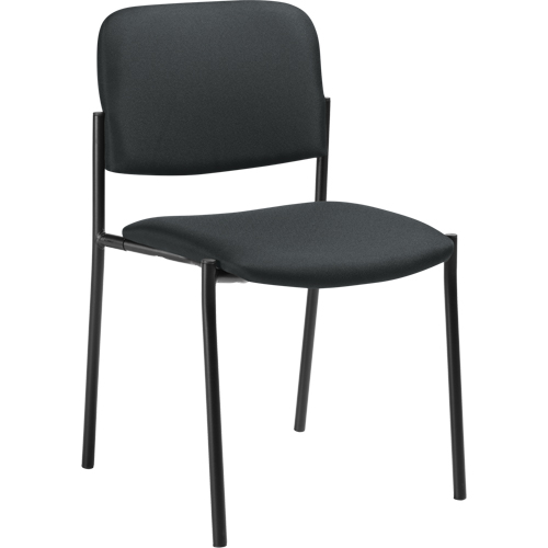 Chaises sans accoudoirs empilables, Tissu, Hauteur 32", Capacit&eacute; 300 lb, Charbon OSI Industrial Sales