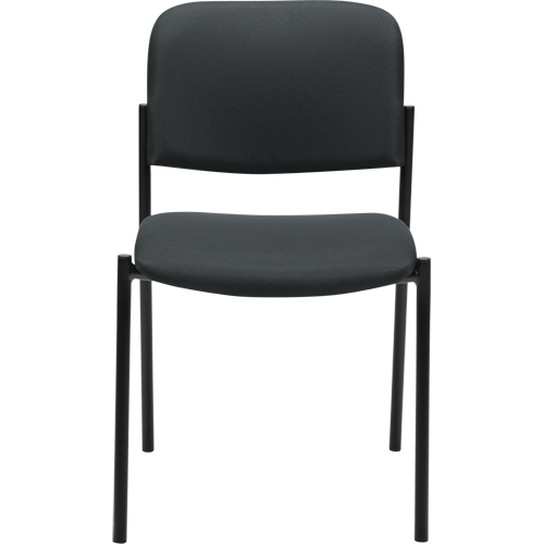 Chaises sans accoudoirs empilables, Tissu, Hauteur 32", Capacit&eacute; 300 lb, Charbon OSI Industrial Sales