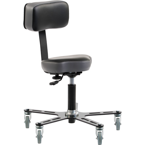Chaise ergonomique SF150, Vinyle Si&egrave;ge, Noir OSI Industrial Sales