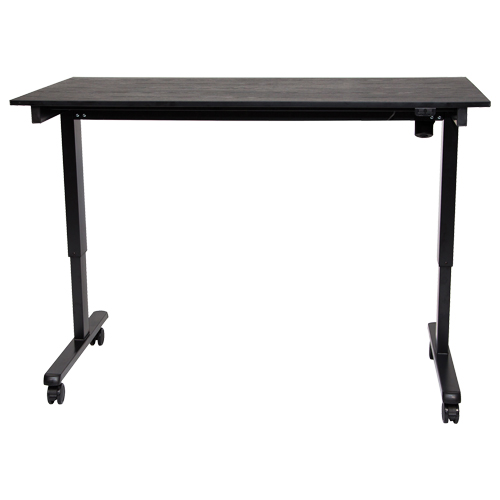 Bureau ajustable pour travail debout, , 45-1/4" h x 29-1/2" p, Noir OSI Industrial Sales