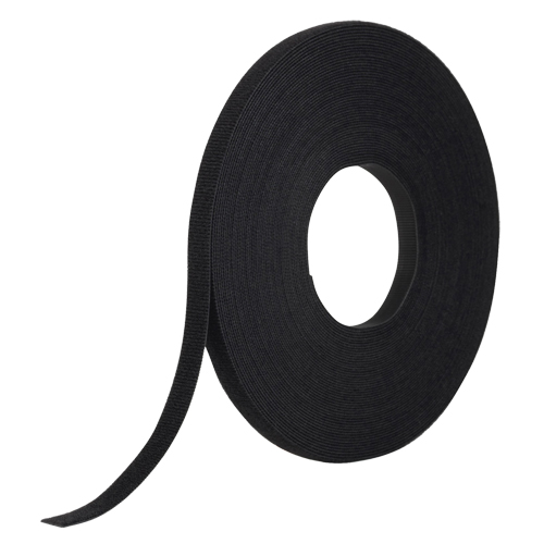 Ruban d'attaches One-Wrap, Boucle et crochet, 25 vg x 1/2", Auto-aggripant, Noir OSI Industrial Sales